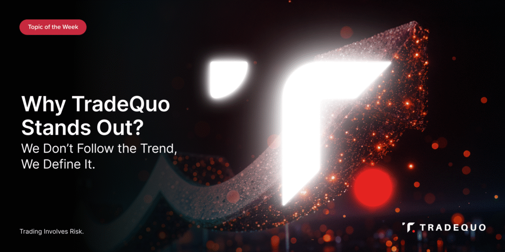 Abstract creative thumbnail representing fast, fluid trading with TradeQuo